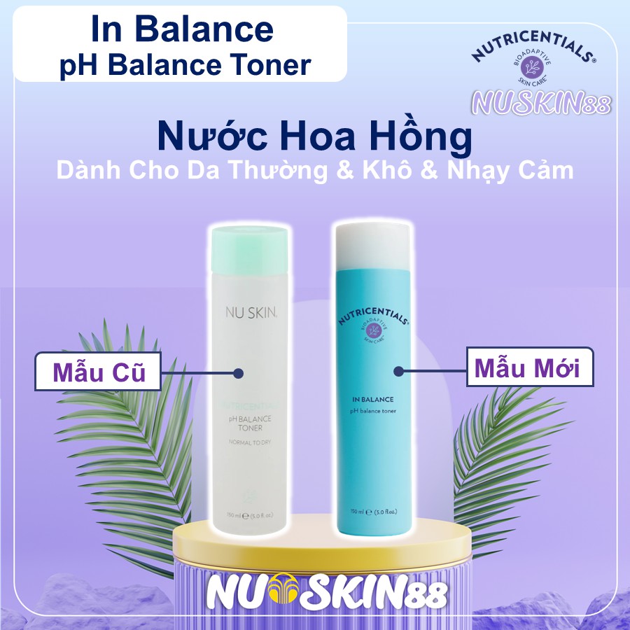 Nước Hoa Hồng Dành Cho Da Thường/ Khô/ Nhạy Cảm In Balance pH Balance Toner