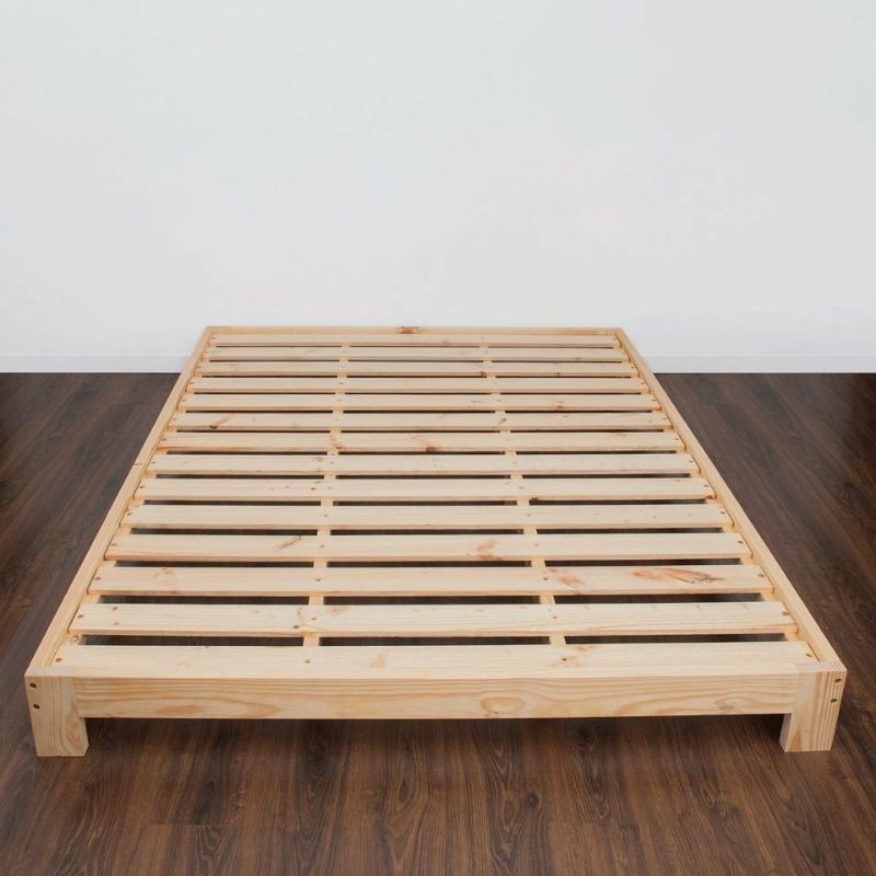 Giường pallet kiểu Hàn, giường gỗ decor