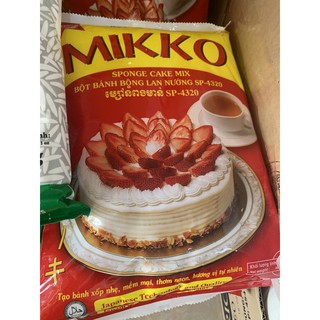 bột trộn sẵn bánh bông lan mikko 1kg