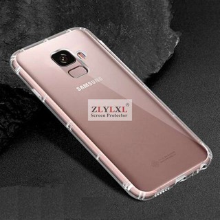 Ốp lưng Silicone TPU mỏng trong suốt cho Samsung j8 2018
