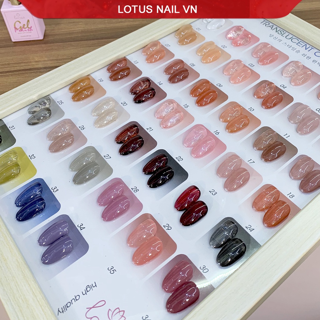 Sơn gel thạch Lotus phong cách Hàn Quốc cao cấp