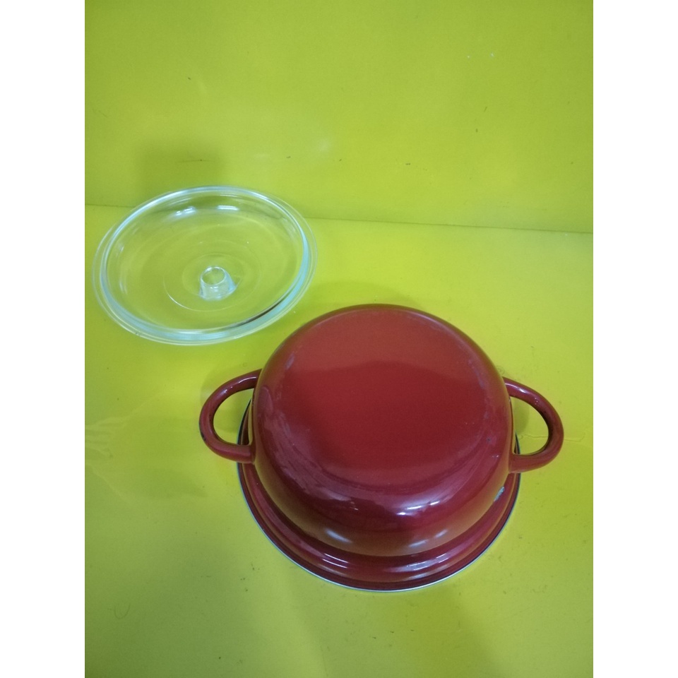 Nồi men chống dính nội địa Nhật, size 23cm, cao 8cm (mã 717), Dùng được bếp từ