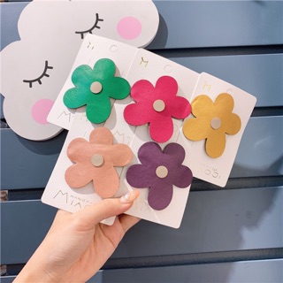 Kẹp tóc hoa 5 cánh bản lớn cute