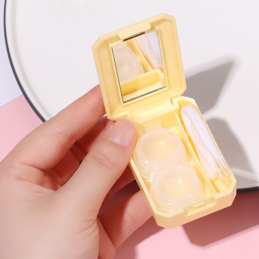 NIUYOU Hộp Đựng Kính Áp Tròng Mini Tiện Dụng Mang Theo Du Lịch