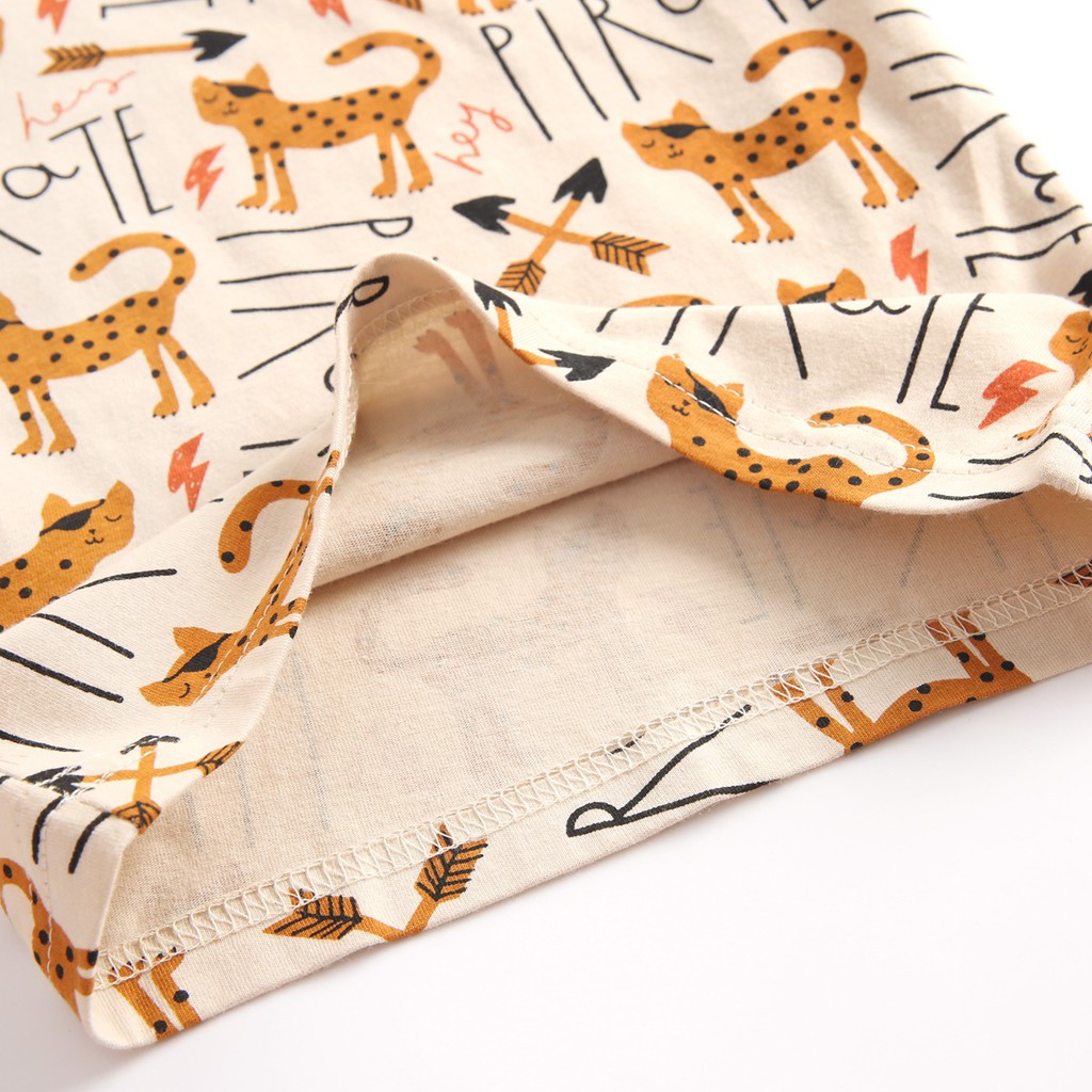 Bộ Quần Áo Sanlutoz Bằng Cotton Thời Trang Mùa Hè Màu Vàng Cho Bé Gái Sơ Sinh