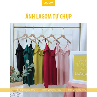 Váy Ngủ Lụa 2 Dây Sexy Cao Cấp (Video + Ảnh Thật)