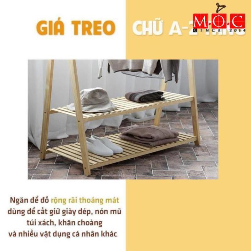 GIÁ TREO QUẦN ÁO 2 TẦNG CHỮ A - SIZE M