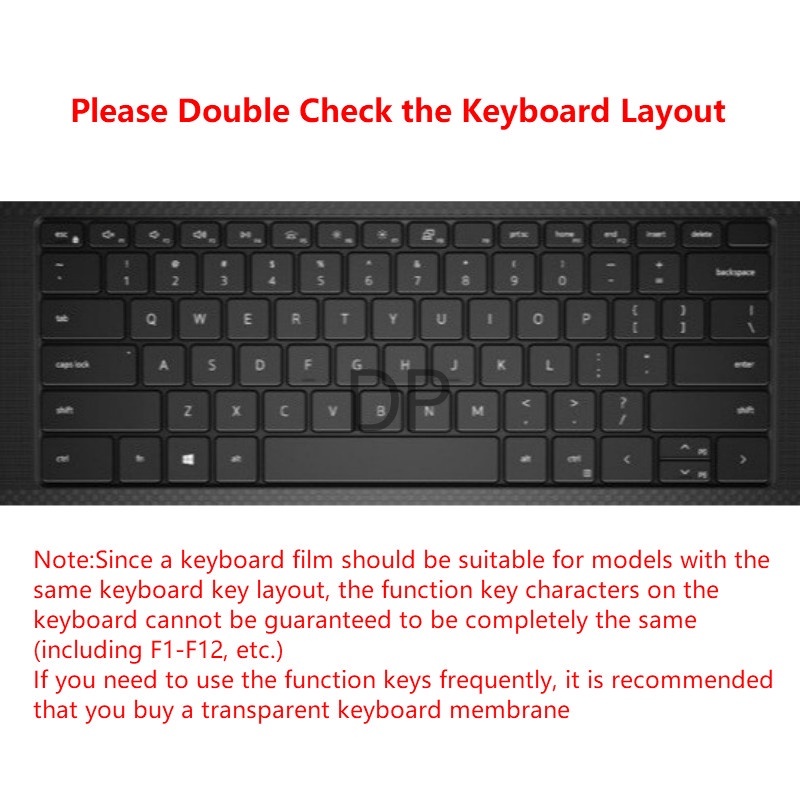 Miếng Dán Bảo Vệ Bàn Phím Cho Dell Xps 15 9500 9700 15.6 inch