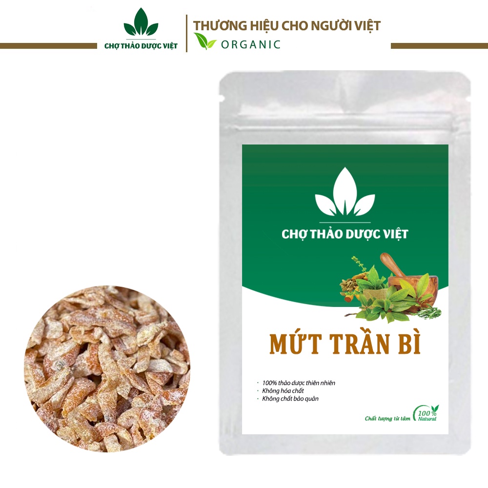 Mứt trần bì, Mứt vỏ cam, vỏ quýt - Chợ Thảo Dược Việt