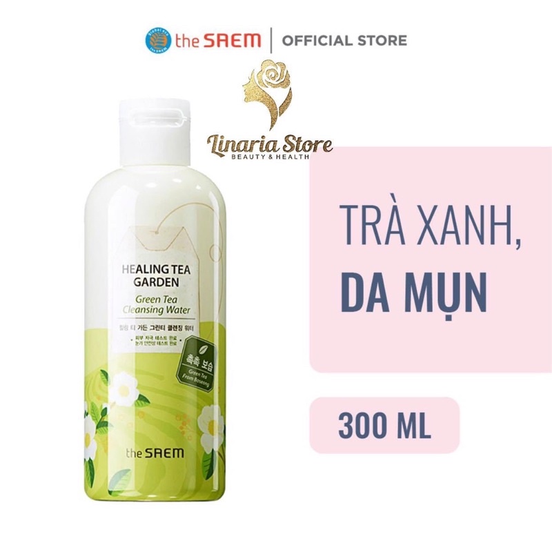 NƯỚC TẨY TRANG THE SAEM HEALING TEA GARDEN CLEANSING WATER 300ML | BigBuy360 - bigbuy360.vn