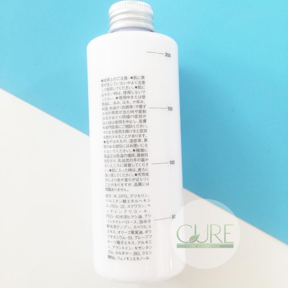 Sữa dưỡng Muji Moisturizing Milk Moitsure 200ml của Nhật