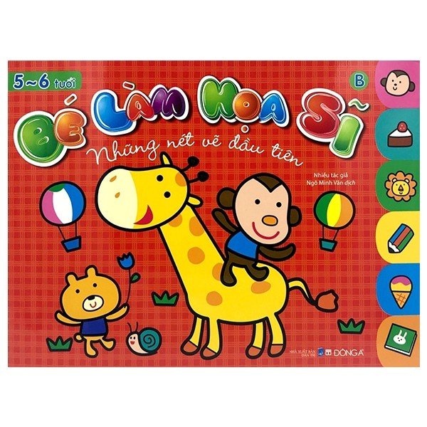 Sách - Bộ Bé Làm Họa Sĩ Cho Bé Từ 3-6 Tuổi (Cuốn Lẻ Và Combo)
