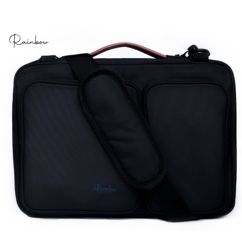 NEW Túi chống sốc Laptop/ Macbook Canvas chính hãng Rainbow cao cấp từ 14inch - 15.6inch RBUCBG 001 DDE
