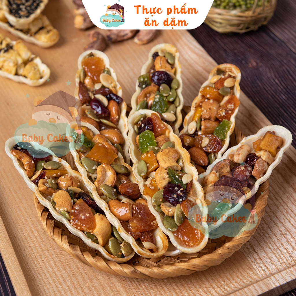 Bánh Ăn Dặm Cho Bé Handmade Snack Rong Biển