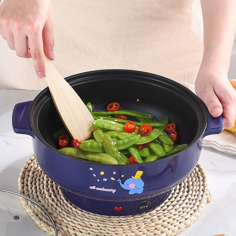 ▫✤Chảo chống dính đa năng ký túc xá, xá sinh viên Nồi cơm điện nhỏ, nấu phở, lẩu gia dụng <