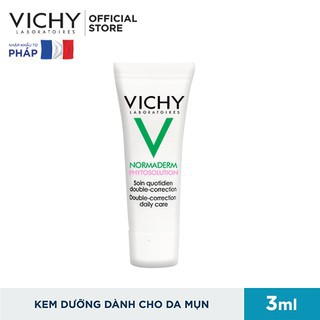[Mini size 3ml] Vichy - Kem dưỡng dạng gel sữa dành cho da mụn với tác động kép Vichy 3ml