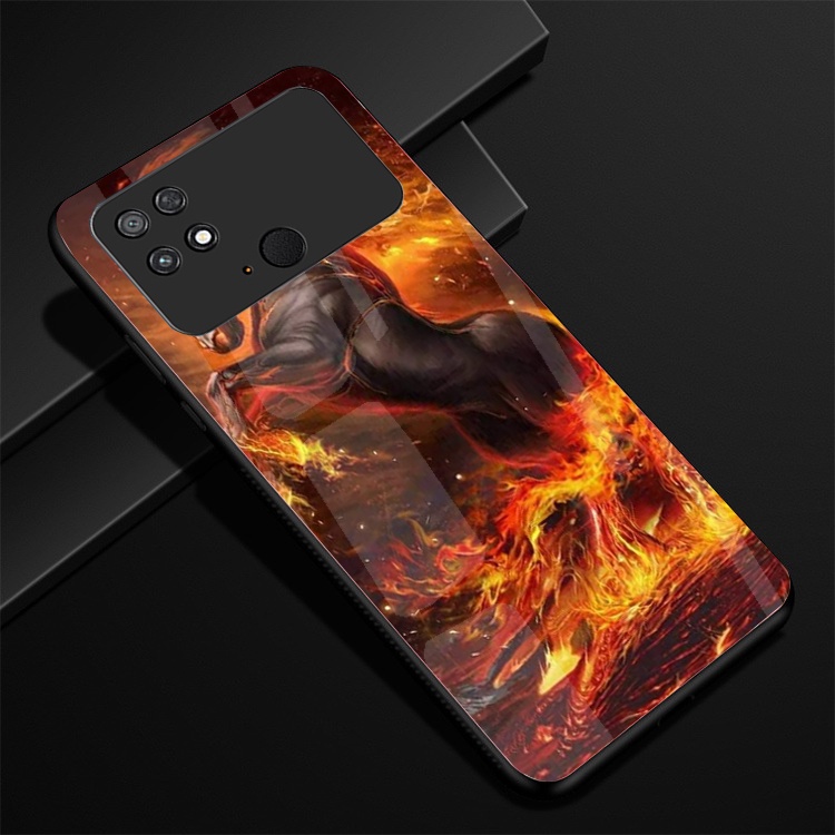 Ốp Lưng XIAOMI POCO C40 mặt kính cường lực cao cấp thiết kế Độc Quyền