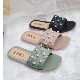 DÉP LÊ THỜI TRANG NỮ QUAI ĐÍNH HỘT CHÂU