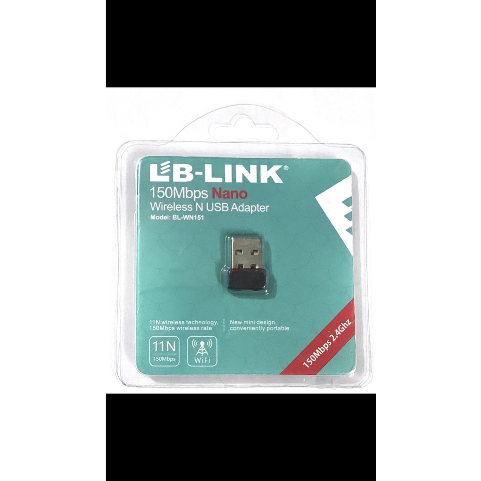 USB Wifi Bộ thu wifi LB-LINK BL-WN151 tốc độ 150Mb, Chính Hãng.