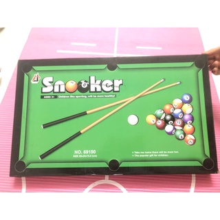 Bàn Bi a Mini BBàn Bida Mini giá rẻ cho trẻ em và người lớn, 10 bi Đánh Số - Mặt bàn Nỉ không bong