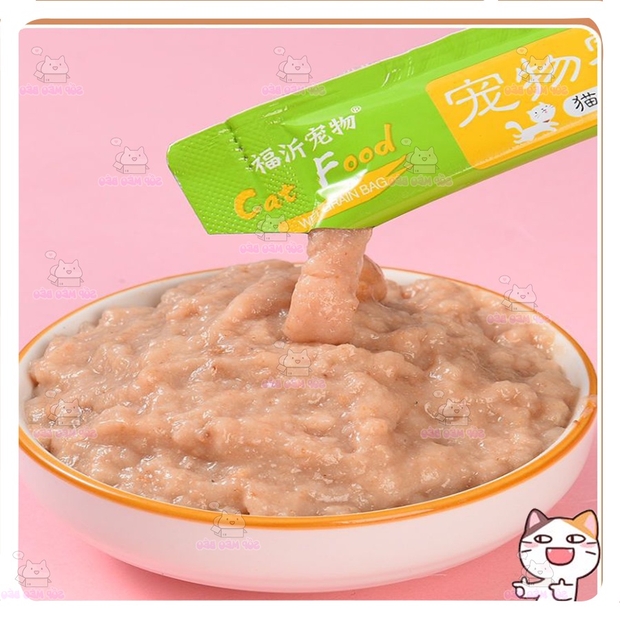 Súp tuýp YingYang 15gr 3 hương vị thuần túy Mèo ưa thích