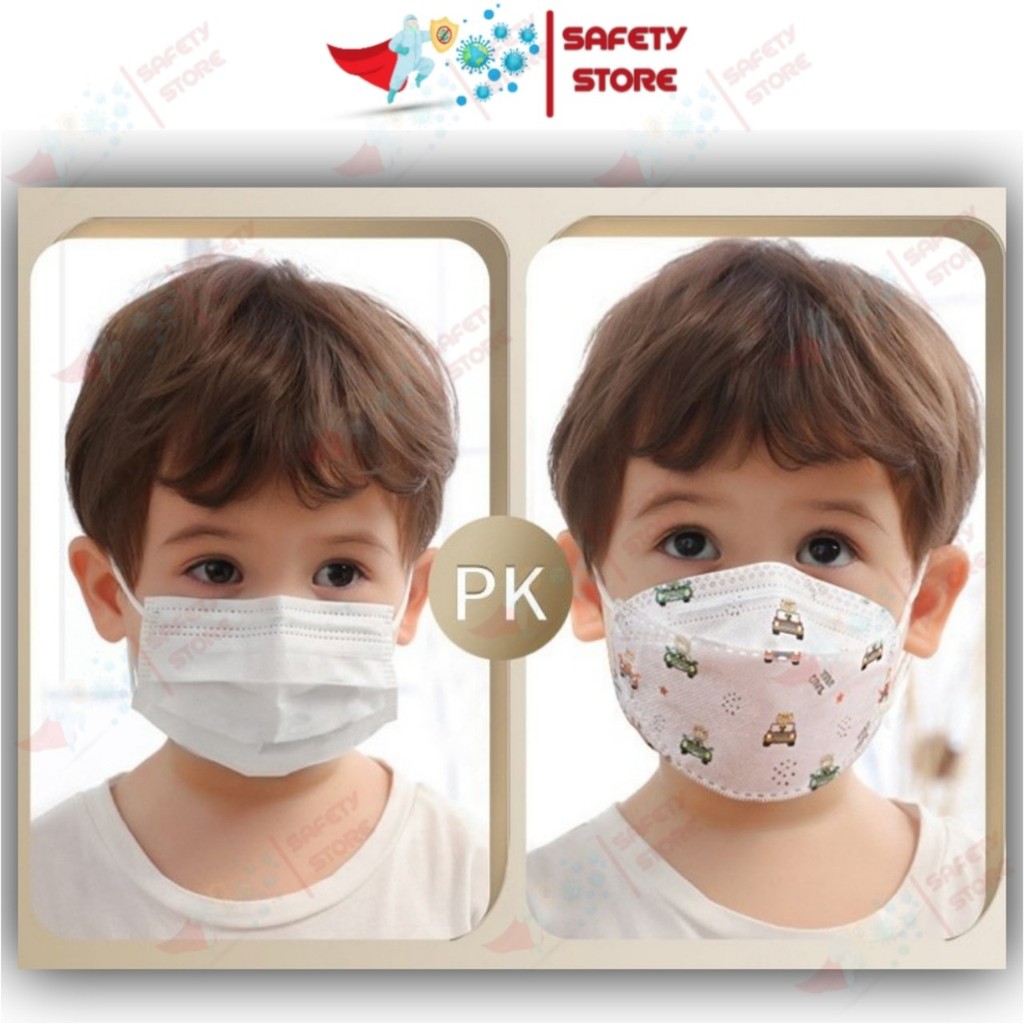 Khẩu trang cho bé 0-3 tuổi - KF94 chuẩn Hàn Quốc - 1 set 10 cái - Hộp màu xịn sò | BigBuy360 - bigbuy360.vn