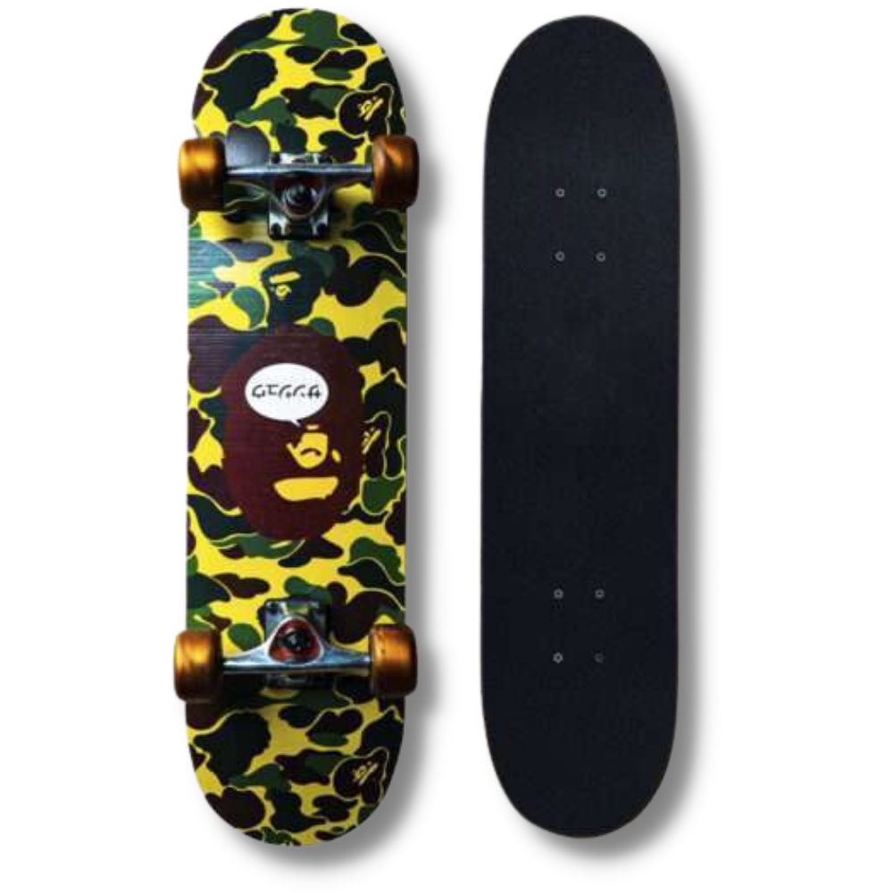 Ván Trượt Skateboard [Cougar Skateboard 850] - Mặt Nhám Chống Trơn Siêu Tốt, In Hình Độc Đáo