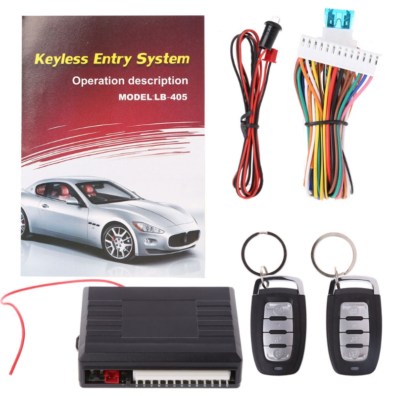 Bộ Hệ Thống Khóa Cửa Xe Hơi Tự Động Điều Khiển Từ Xa Không Cần Chìa Khóa 12V