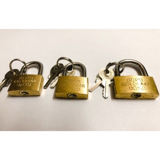 Khóa vali du lịch thau (đồng) mini