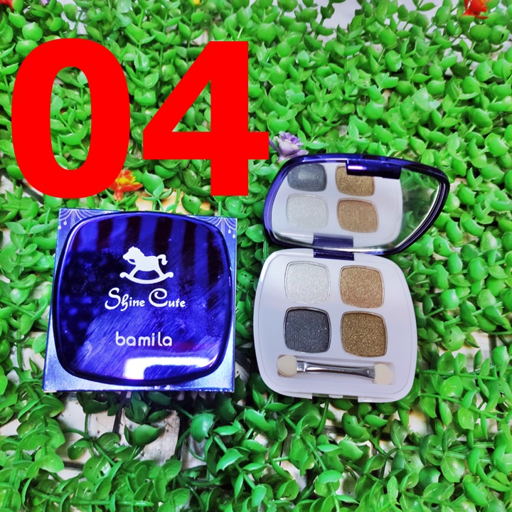 Phấn Mắt 4 Ô Bamila Màu Thời Thượng Hàn Quốc