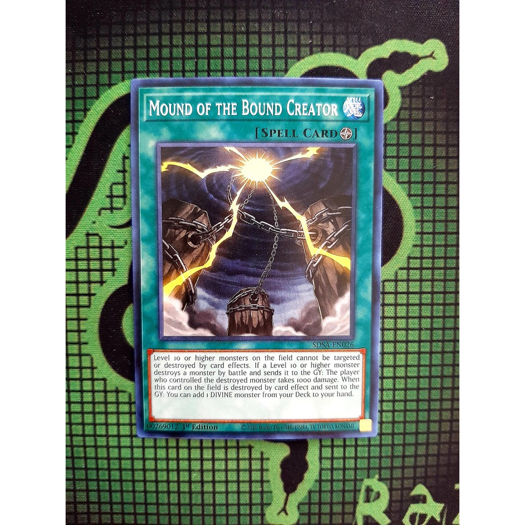 THẺ BÀI YUGIOH Mound of the Bound Creator - SDSA-EN026 - Common 1st Edition