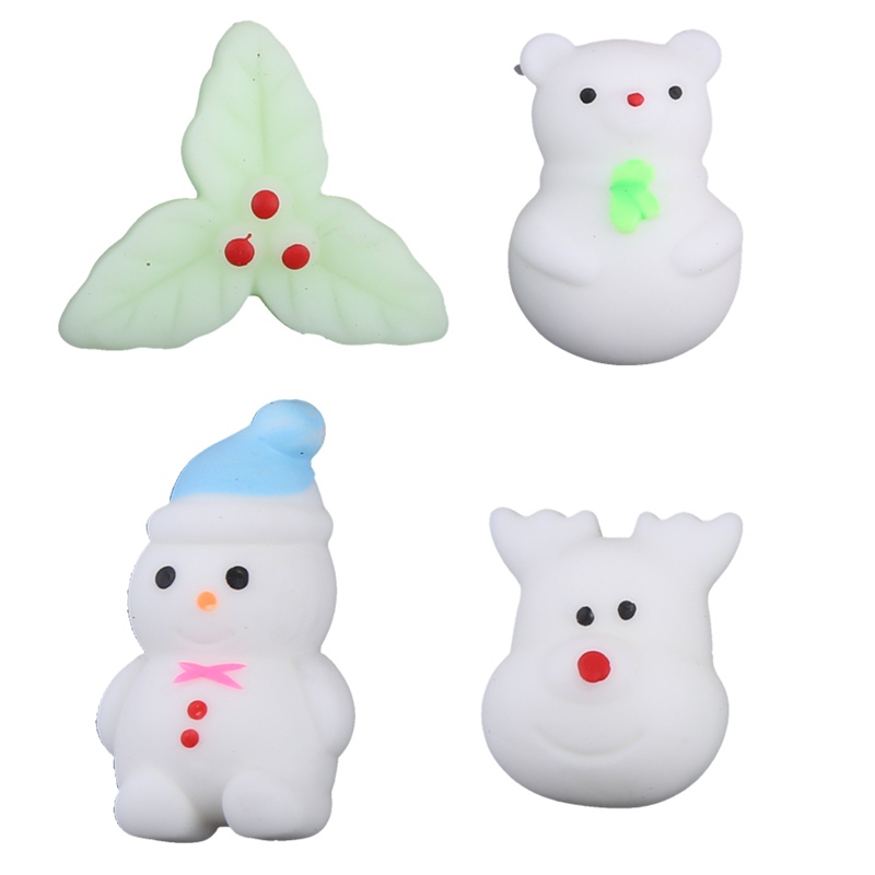 Youyo Đồ Chơi Bàn TPR Mềm Màu Sáng Vui Nhộn Cho Trẻ Em Trong Nhà / Ngoài Trời Vào Dịp Giáng Sinh