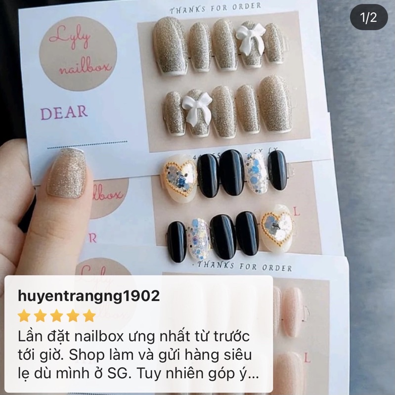 Nail box giá rẻ , móng up thiết kế vẽ chipi ngộ nghĩnh