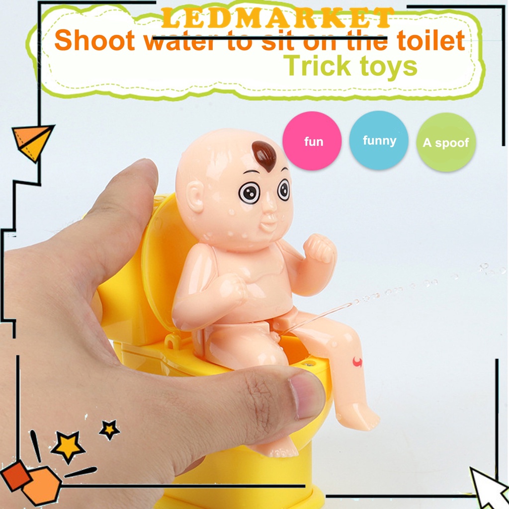 Bồn Cầu Đồ Chơi Mini Nhiều Màu Sắc Họa Tiết Hoạt Hình Cho Bé