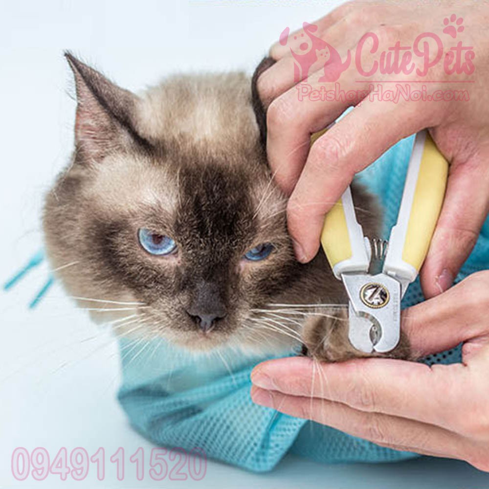 Túi lưới giữ mèo Pet Grooming Bag dùng khi tắm, cắt móng, bôi thuốc cho mèo - CutPets Phụ kiện thú cưng Pet shop Hà Nội