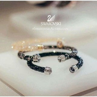 Vòng pha lê Swarovski đơn màu đen
