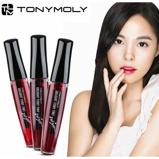 (Hàng Mới Về) Son Môi Tony Moly Delight Tony Tint - Tonymoly 01 Cherry Pink Yq12