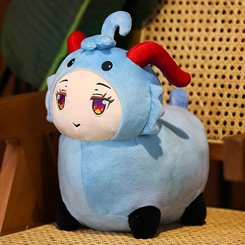 Đồ chơi nhồi bông hình cừu Genshin Impact Ganyu dễ thương phù hợp làm quà tặng 30cm