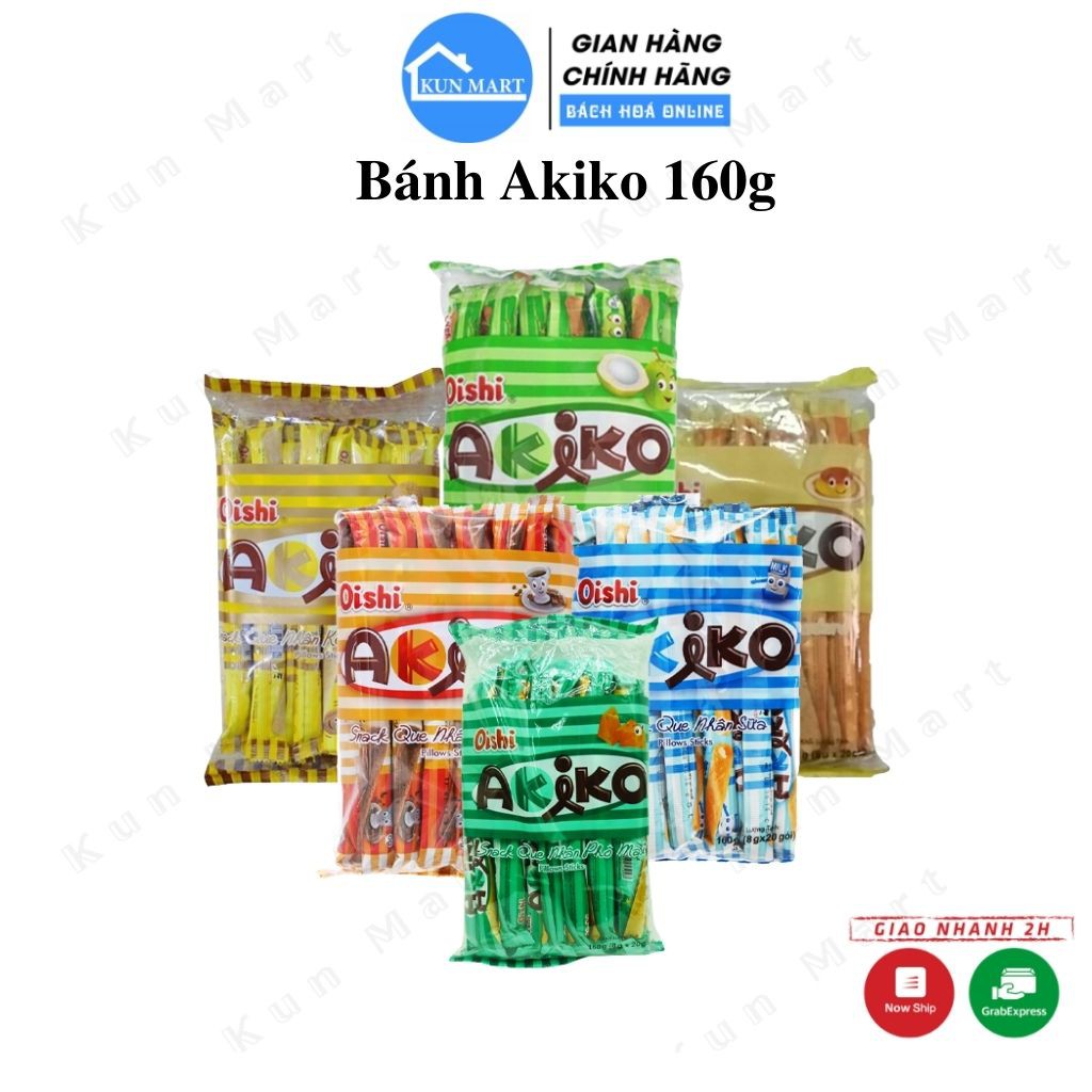 Bánh Akiko 👌FREESHIP👌 Bánh Akiko Thơm Ngon 160g