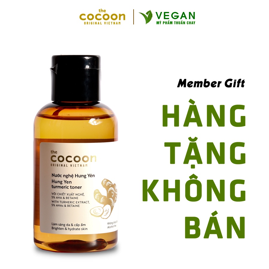 [HÀNG TẶNG KHÔNG BÁN] - Toner Nước nghệ Hưng Yên cocoon 140ml