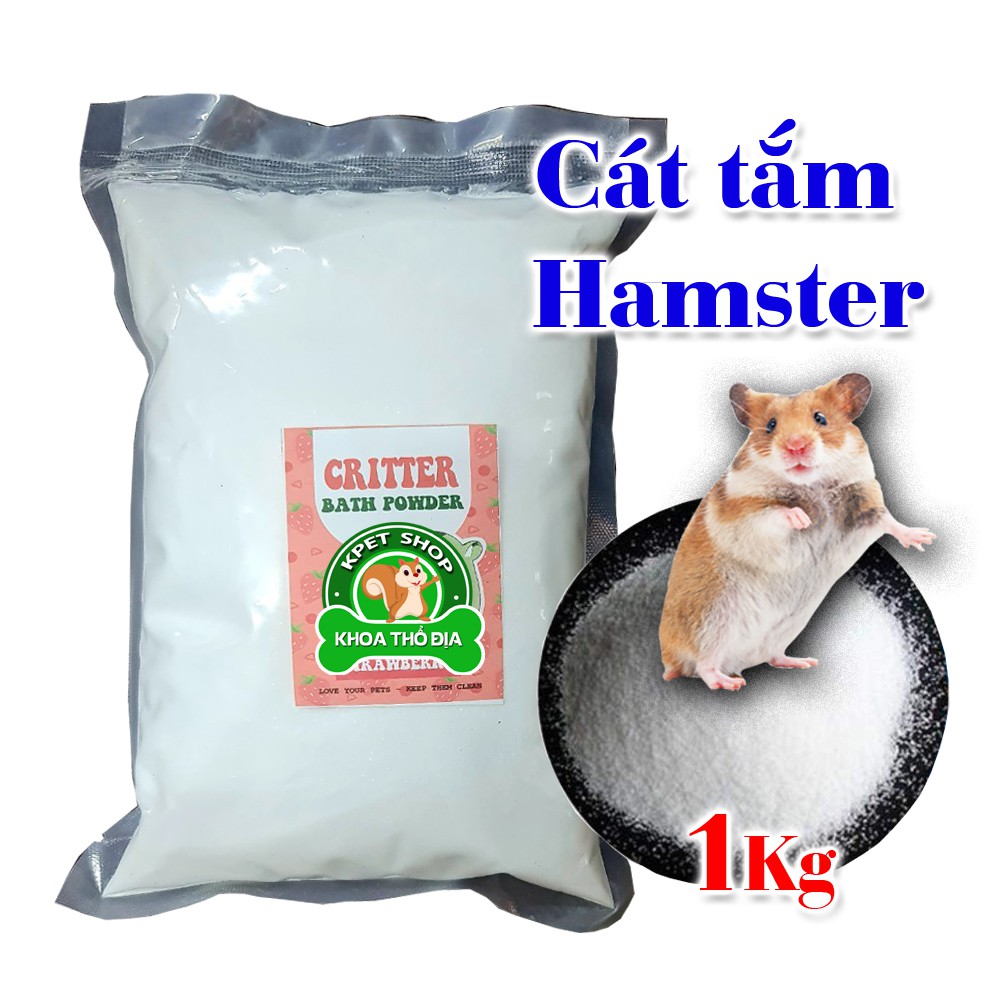 Cát tắm Hamter Hương Hoa 1kg - Cát sạch tự nhiên.