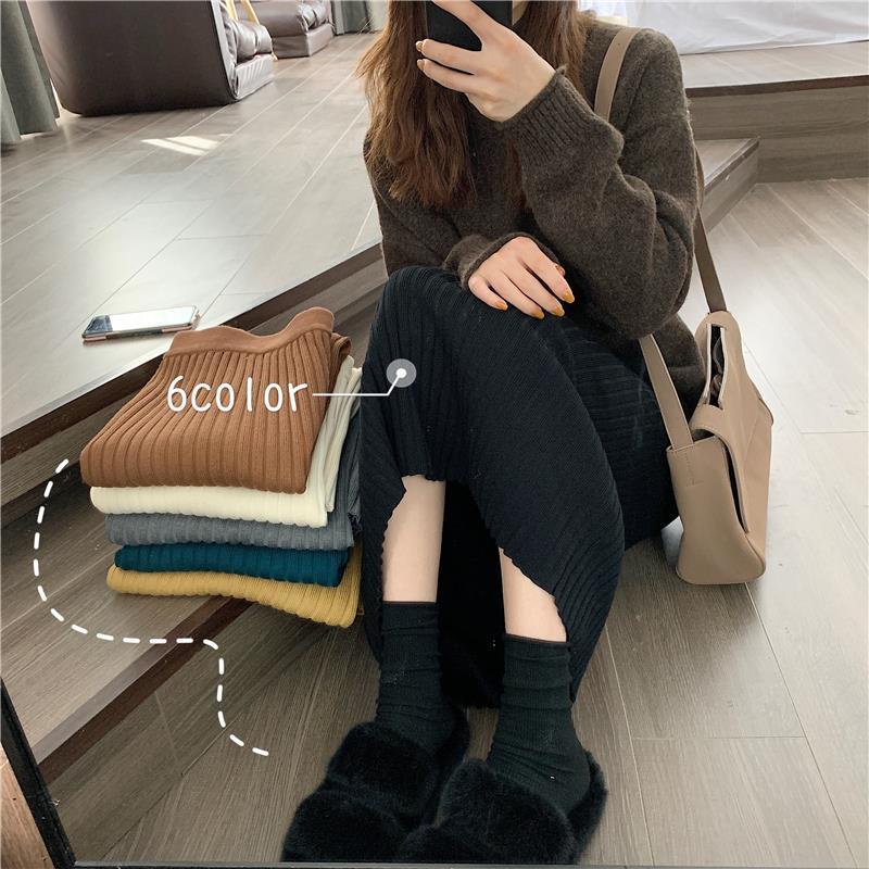 [LININ] Chân Váy Dệt Kim Dáng Dài Vừa Phải Phong Cách Retro Hàn Quốc Thời Trang Thu Đông Mới Dành Cho Bạn Nữ