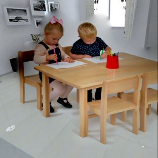 Ghế gỗ thông nhập khẩu 30cm