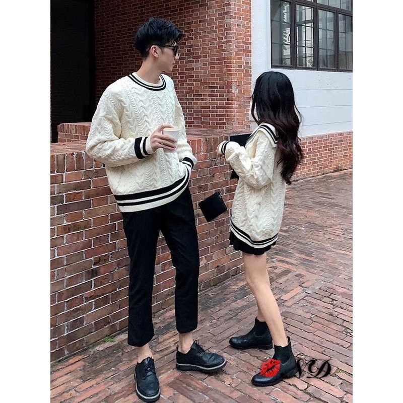 Áo len đôi nam nữ Style Hàn Quốc cá tính