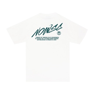 Áo thun needs of wisdom nowsaigon brush tee - white - local brand chính hãng