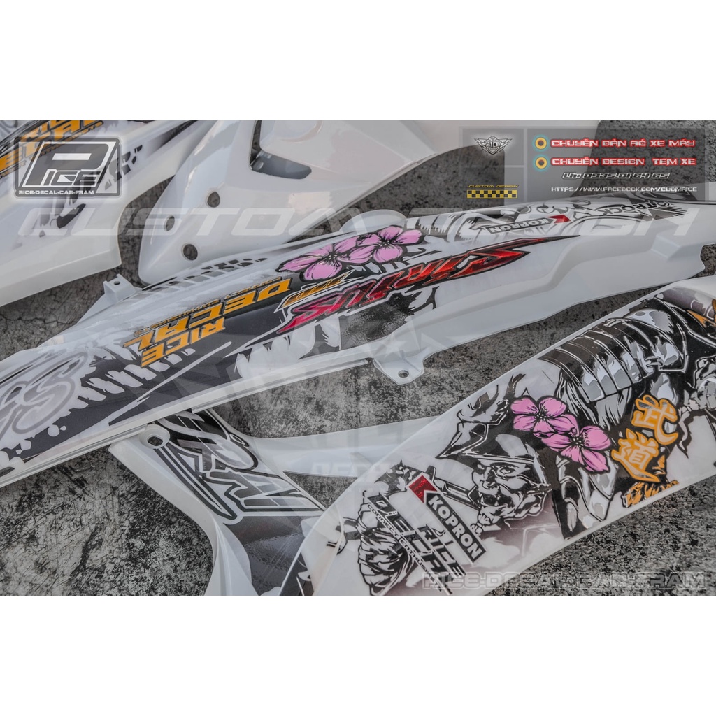 Tem Sirius full trắng Tem hình Samurai