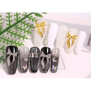 Set 4 Charm nơ đá đính móng CN-01 02