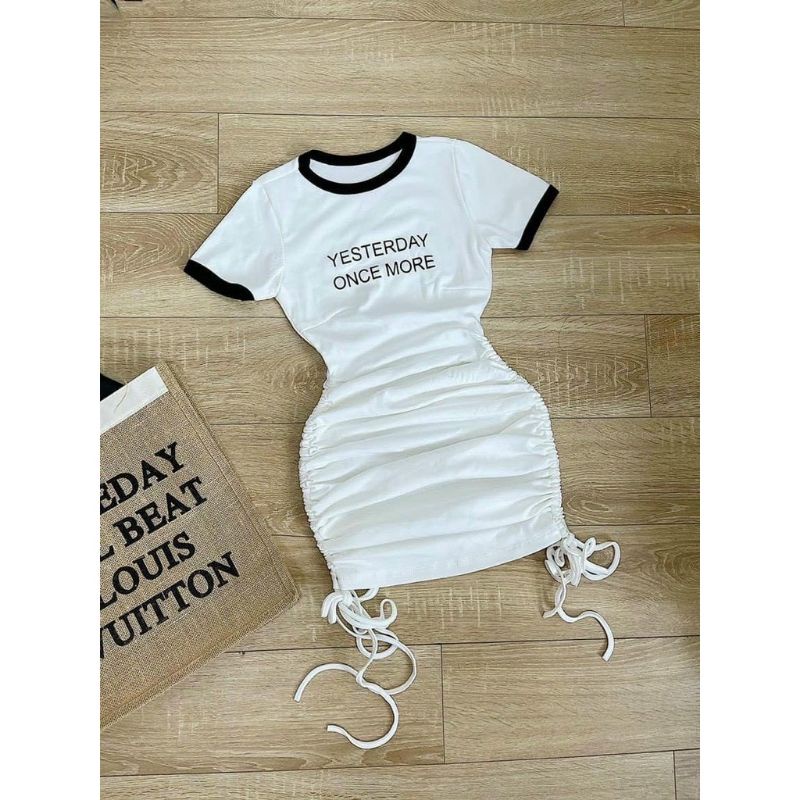 Đầm  dây rut bé gái