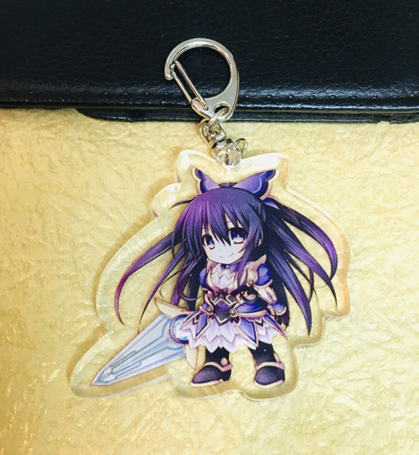 Móc khoá anime date a live , móc khoá mica trong kurumi