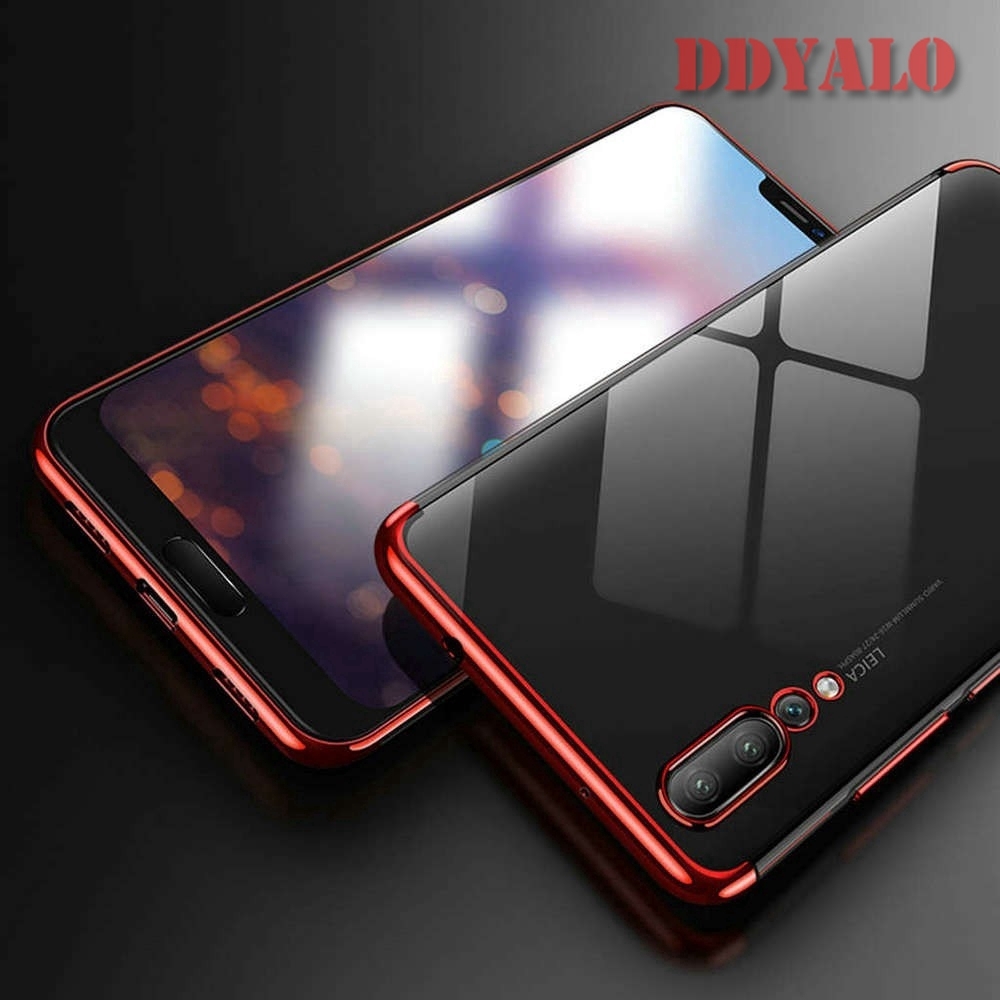 Ốp điện thoại dẻo viền màu thời trang cho Huawei Nova 3 3i 3e 2i 4 4e 2Lite V20 Y6 Pro/Y7/Y7 PRO 2019 P30 P30pro P20pro